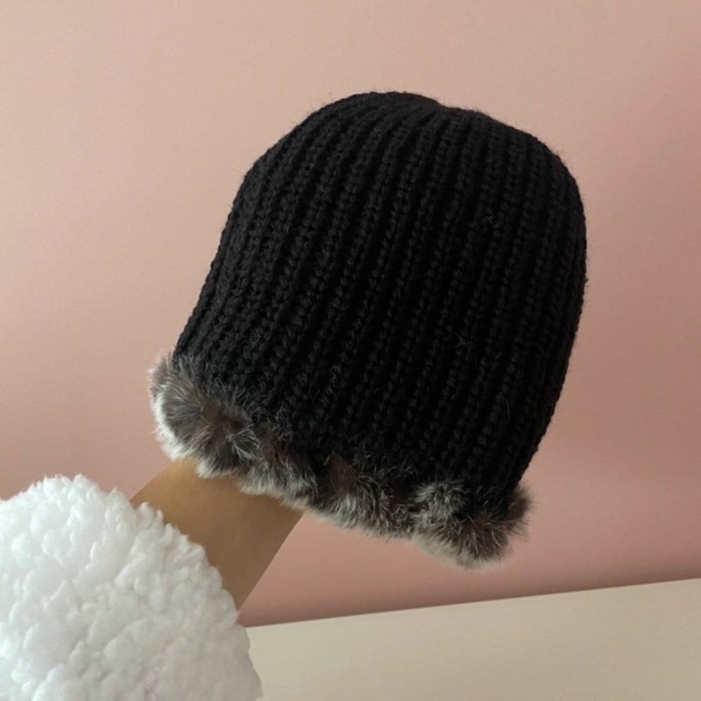 100% Real Rabbit Fur Hat - Picture 10 of 11